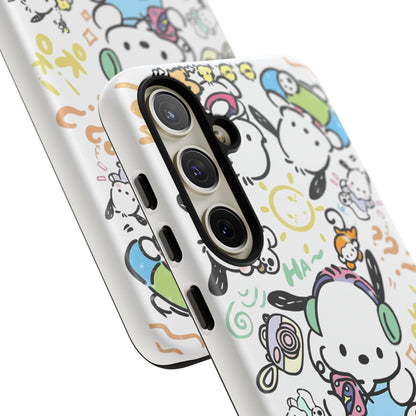 Cute Pochacco-Themed Durable Phone Case