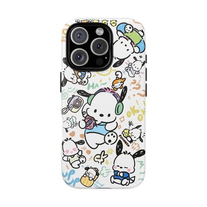 Cute Pochacco-Themed Durable Phone Case