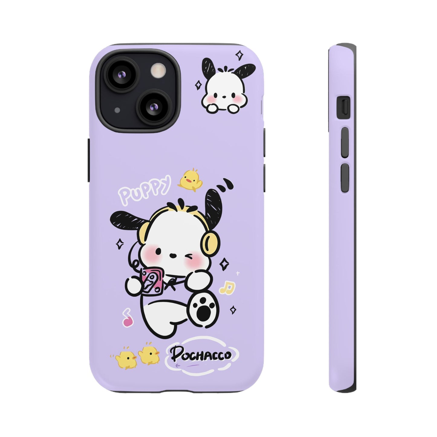 Pochacco Patterned Durable Phone Case