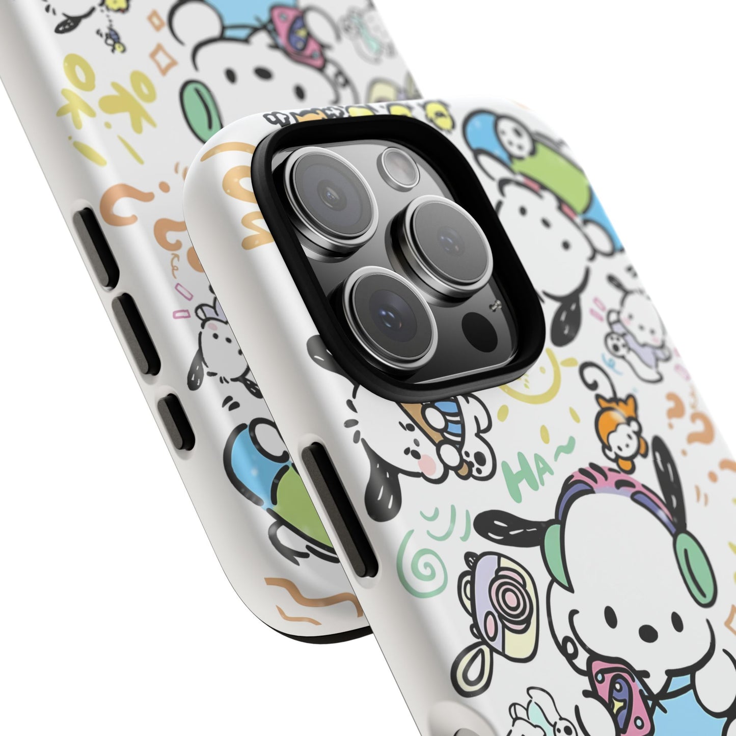 Cute Pochacco-Themed Durable Phone Case