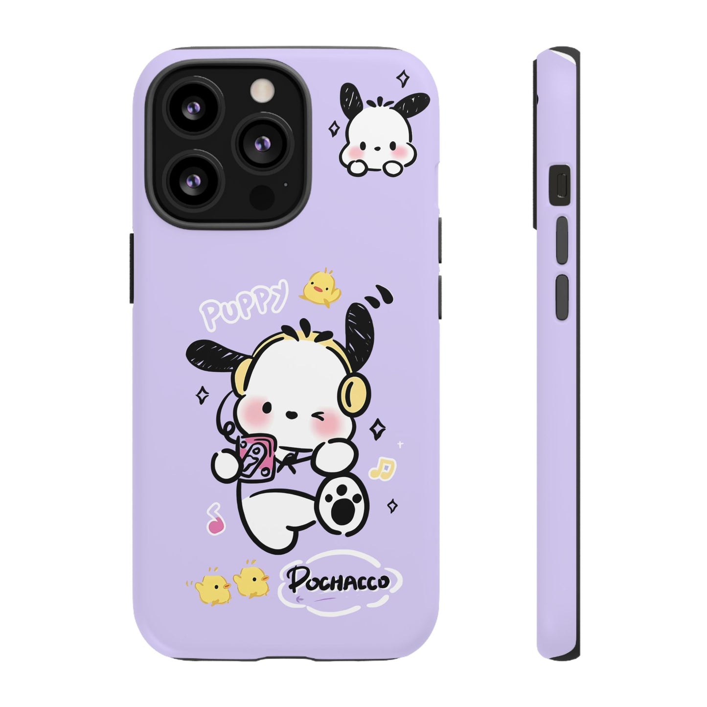 Pochacco Patterned Durable Phone Case