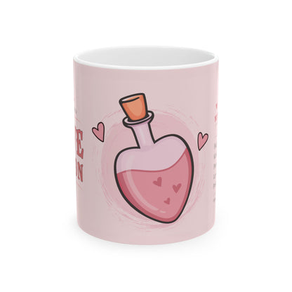 Love Potion Valentine's Day Mug with Adorable Design