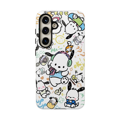 Cute Pochacco-Themed Durable Phone Case