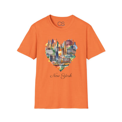 New York Heart Collage T-Shirt