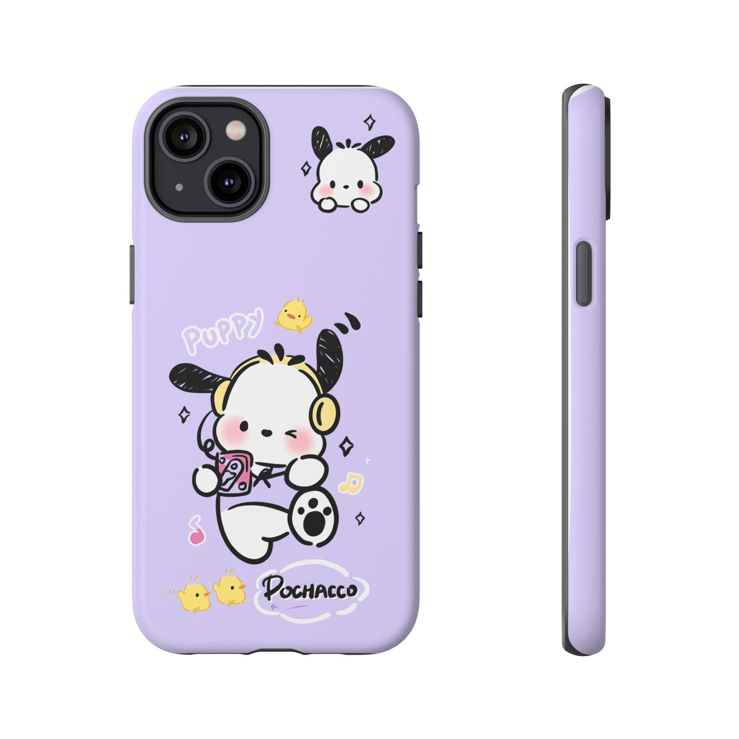 Pochacco Patterned Durable Phone Case