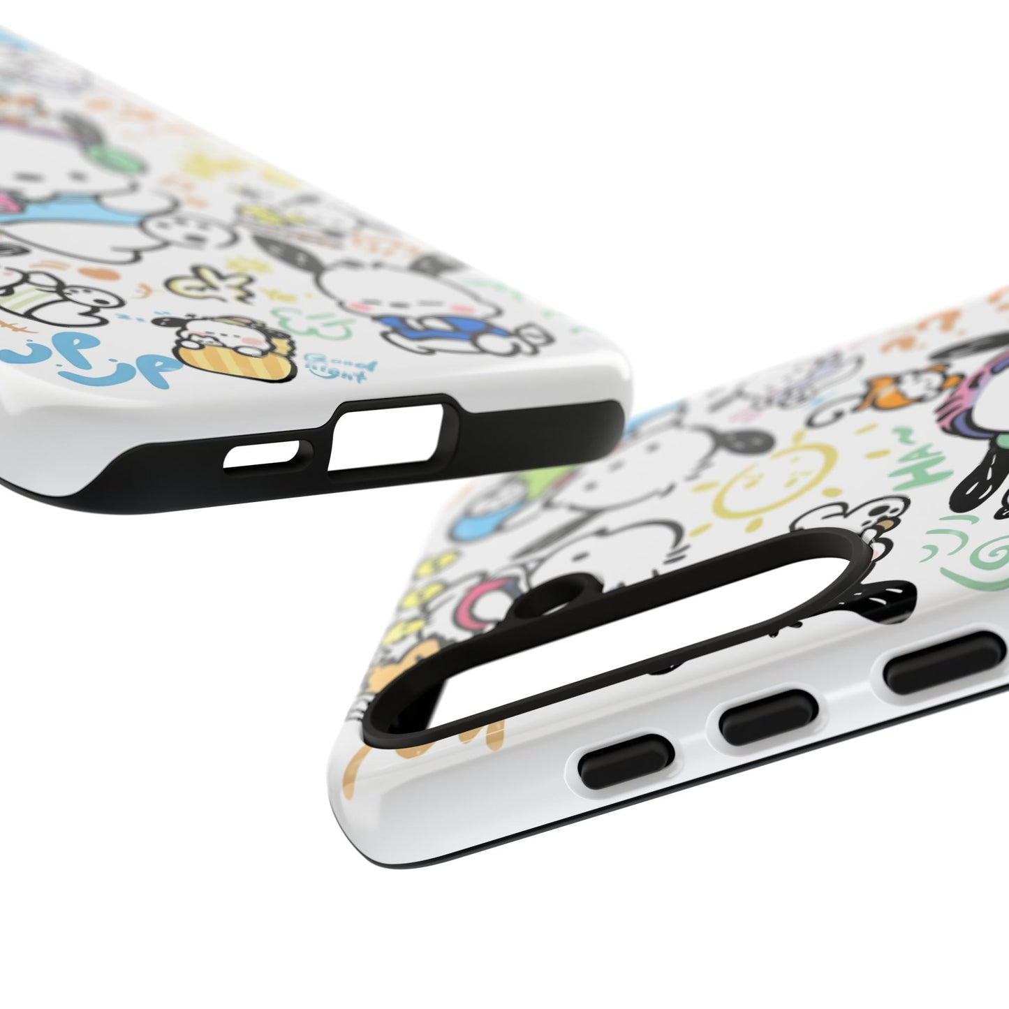 Cute Pochacco-Themed Durable Phone Case