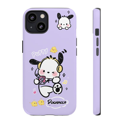 Pochacco Patterned Durable Phone Case