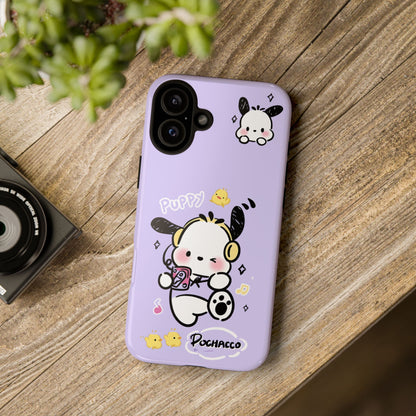 Pochacco Patterned Durable Phone Case