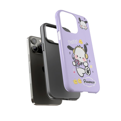 Pochacco Patterned Durable Phone Case