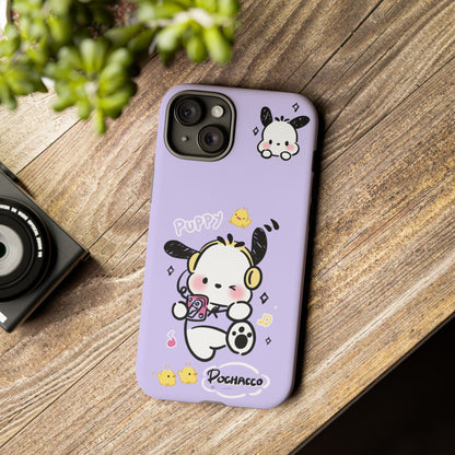 Pochacco Patterned Durable Phone Case