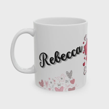 Personalized Valentine's Day Mug With Custom Names