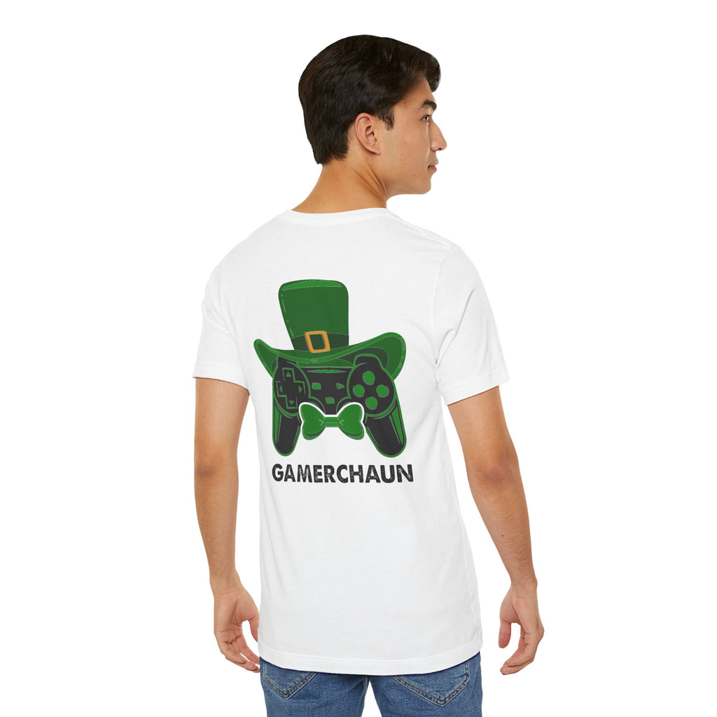 Gamerchaun St. Patrick's Day Gaming T-Shirt | Soft Premium Cotton Tee | Casual Everyday Comfort - Image 3