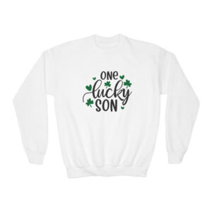 Personalized One Lucky Son St. Patrick's Day Kids Sweatshirt - With Bundle | Soft Kids Cotton | Comfortable Playwear
