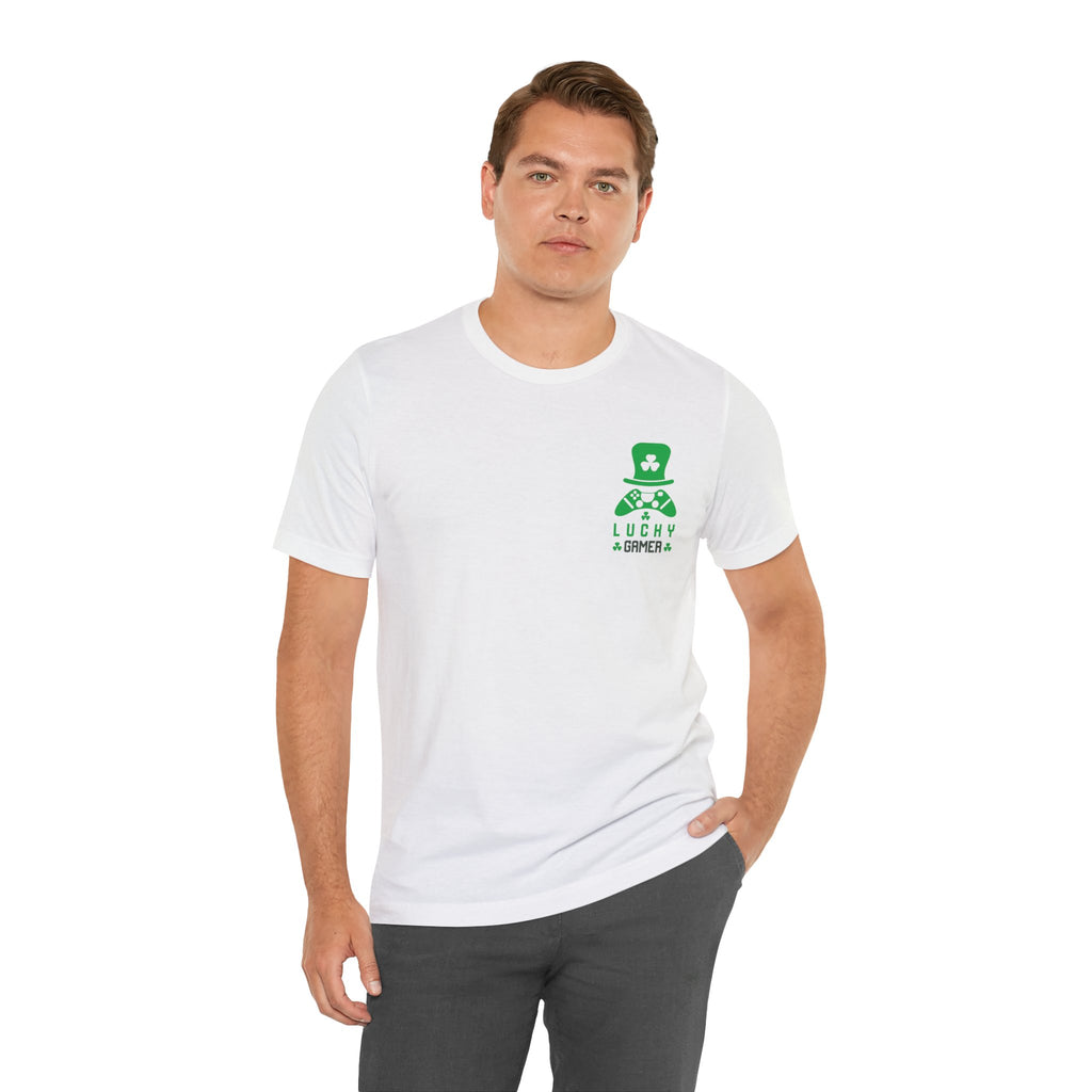 Gamerchaun St. Patrick's Day Gaming T-Shirt | Soft Premium Cotton Tee | Casual Everyday Comfort - Image 2