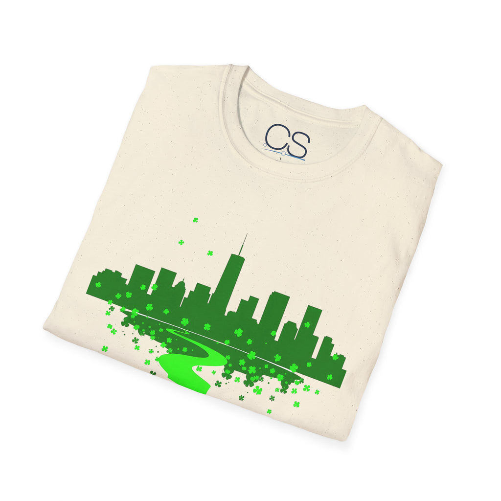 Chicago St. Patrick's Day Unisex Softstyle T-Shirt | Soft Premium Cotton Tee | Casual Everyday Comfort - Image 22