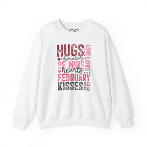 Cozy and Romantic Typography Crewneck Sweatshirt | Comfortable Cotton Blend | Everyday Casual