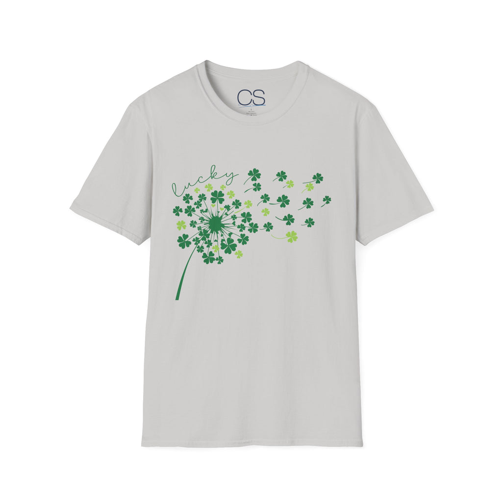 Luck of the Irish Dandelion Unisex Softstyle T-Shirt | Soft Premium Cotton Tee | Casual Everyday Comfort - Image 6