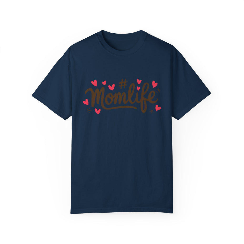 Momlife Heart-Adorned T-Shirt | Soft Premium Cotton Tee | Casual Everyday Comfort - Image 12