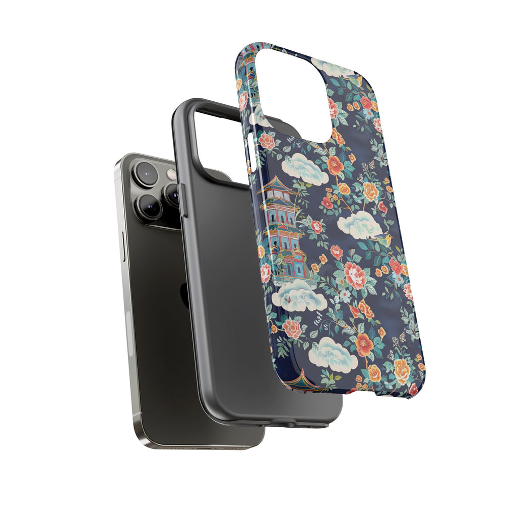 Enchanting Chinoiserie-Inspired Durable Phone Case | Shock-Absorb Protection | Sleek Modern Style - Image 56
