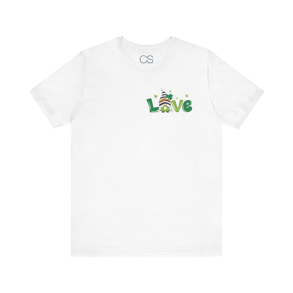 St. Patrick's Love GNOME Unisex Jersey Short Sleeve Tee | Soft Premium Cotton Tee | Casual Everyday Comfort - Image 5