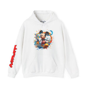 Mickey Mouse Splash Hooded Sweatshirt | Cozy Fleece Lined | Perfect for Cold Days