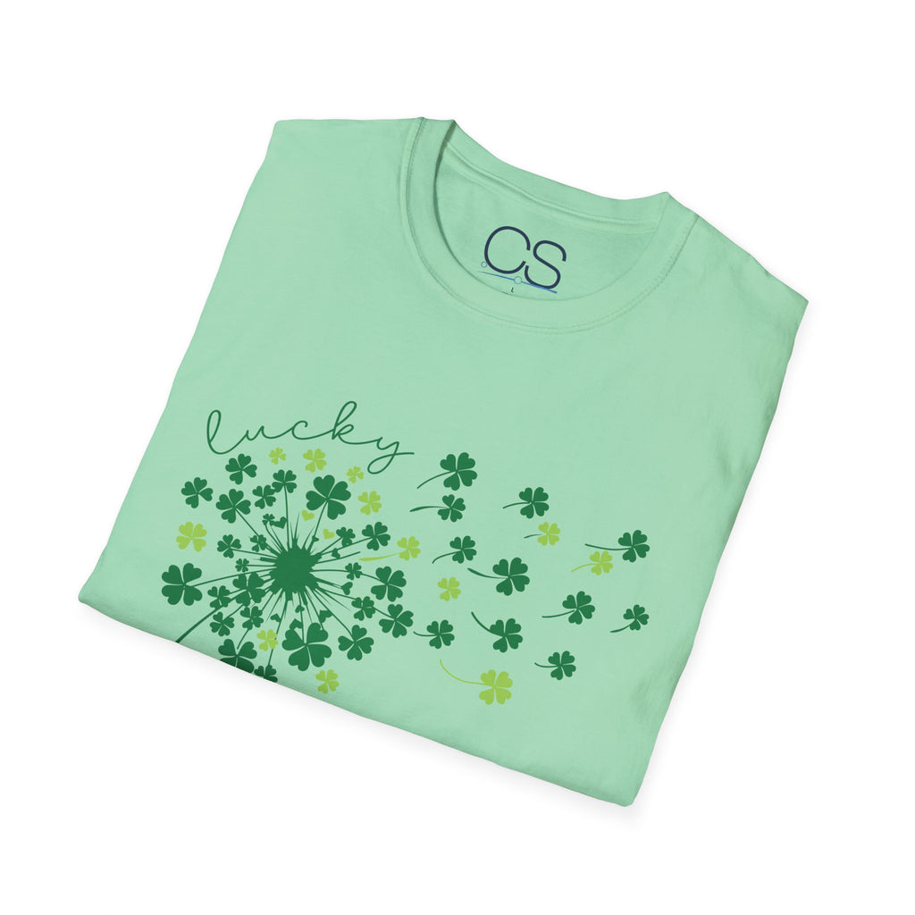 Luck of the Irish Dandelion Unisex Softstyle T-Shirt | Soft Premium Cotton Tee | Casual Everyday Comfort - Image 27