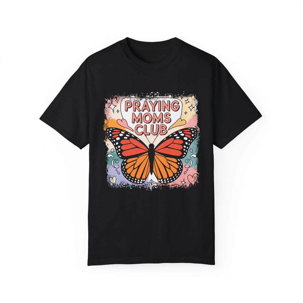 Praying Moms Club Butterfly T-Shirt | Soft Premium Cotton Tee | Casual Everyday Comfort - Image 12