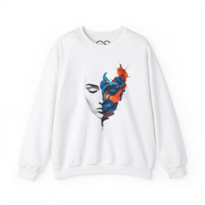 Abstract Art Face Sweatshirt - Bold Artistic Design | Comfortable Cotton Blend | Everyday Casual