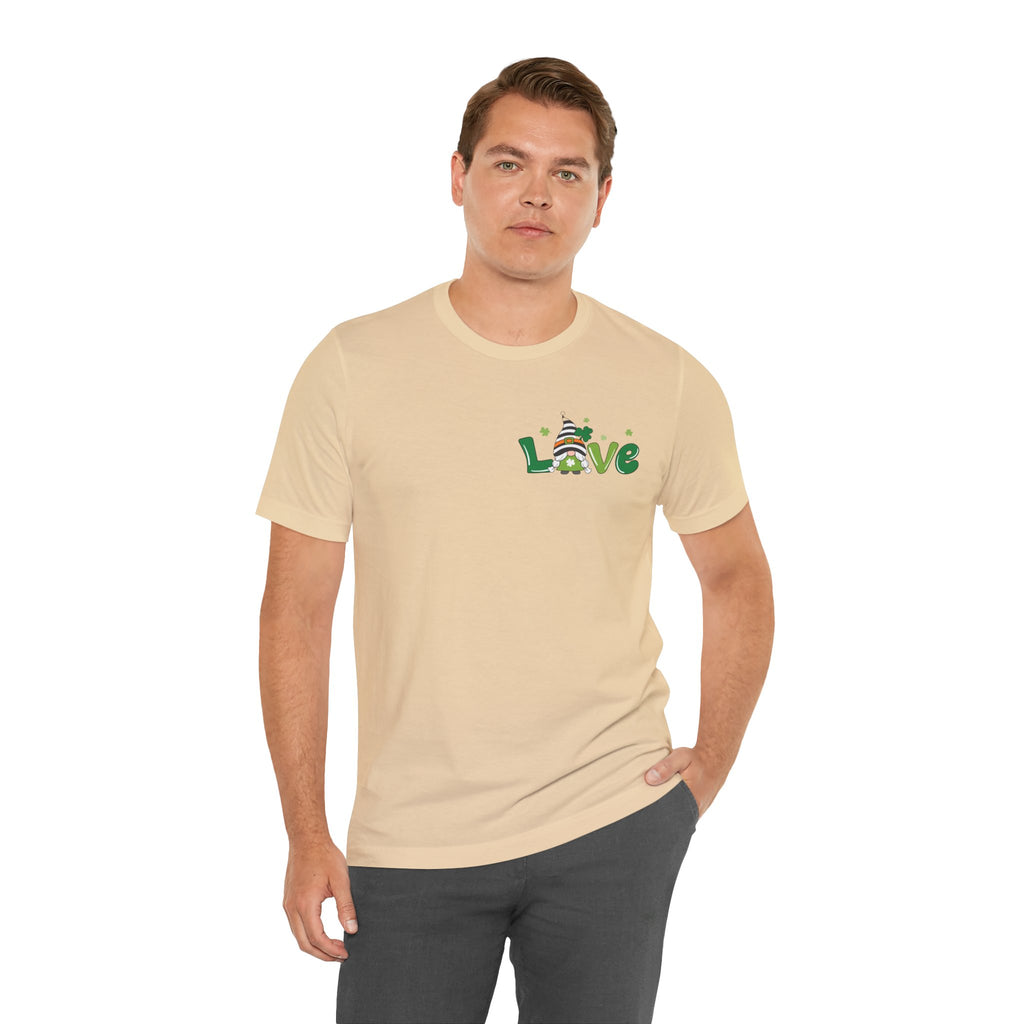 St. Patrick's Love GNOME Unisex Jersey Short Sleeve Tee | Soft Premium Cotton Tee | Casual Everyday Comfort - Image 26