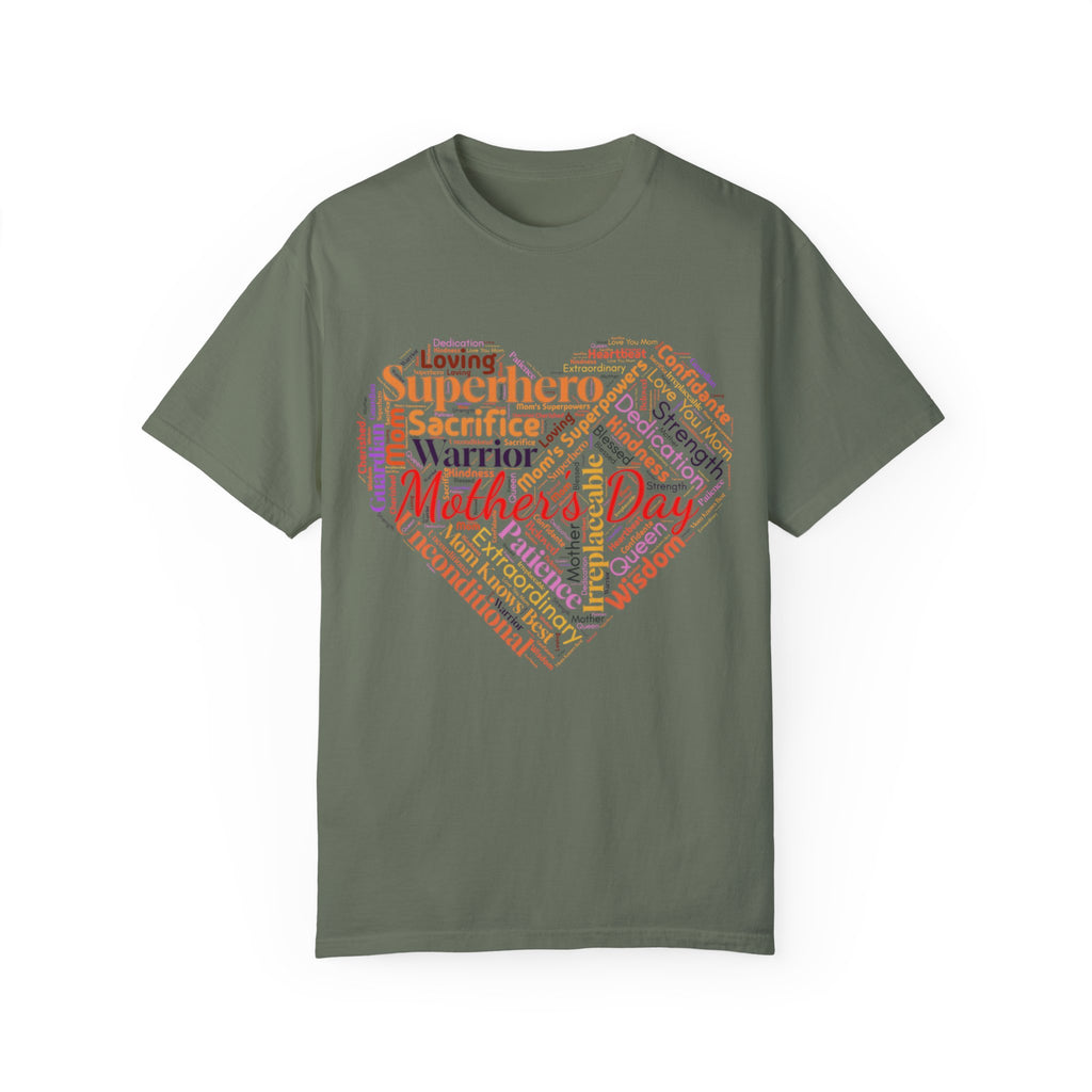Mother's Day Heart Word Cloud T-Shirt | Soft Premium Cotton Tee | Casual Everyday Comfort - Image 10