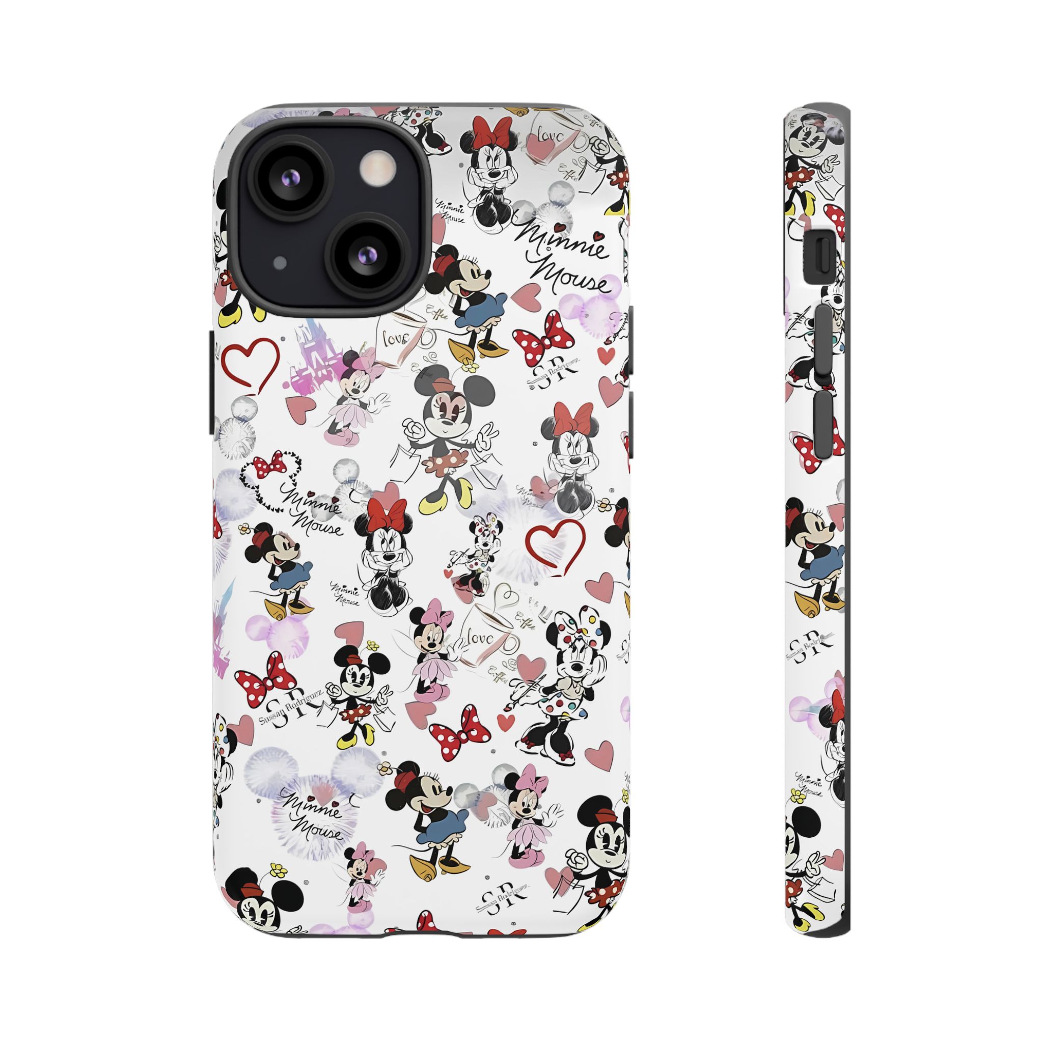 Vintage Minnie Mouse Durable Phone Case - Image 7