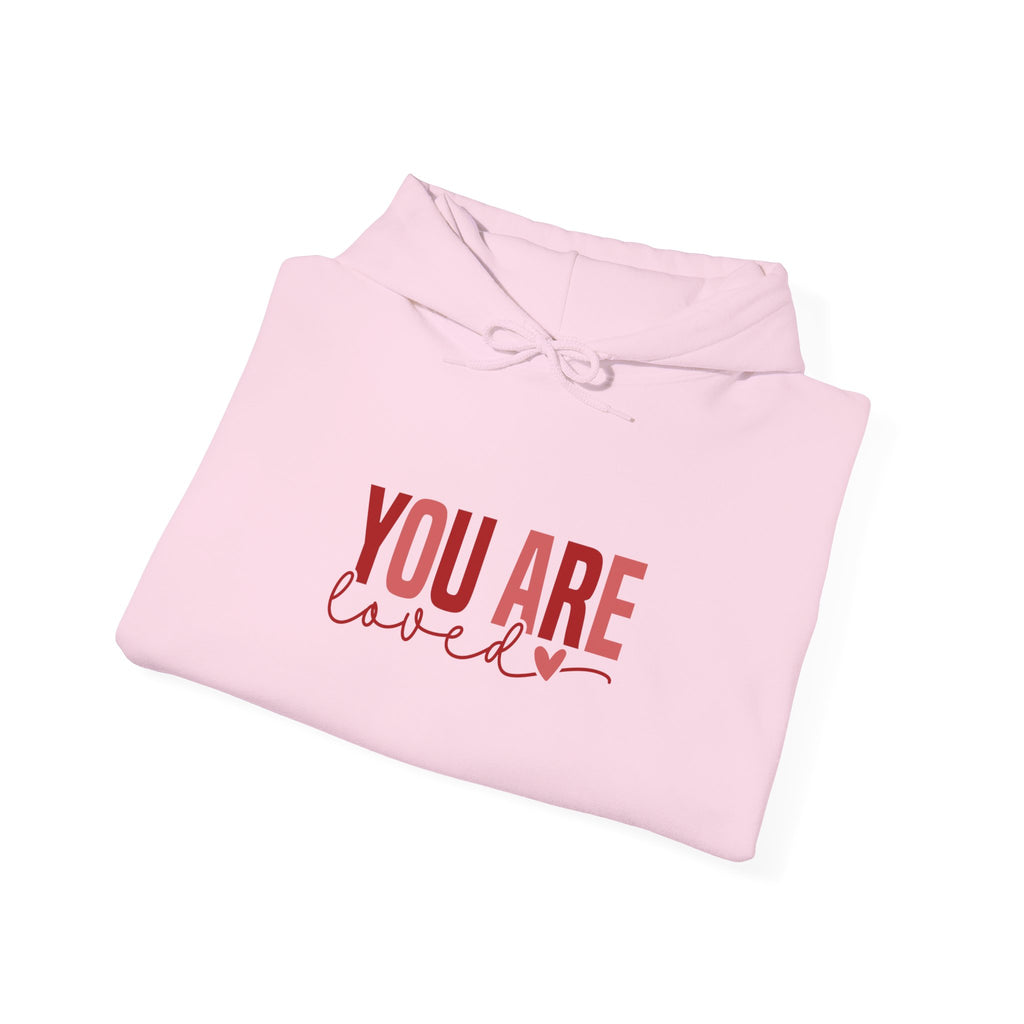 Personalized You Are Loved Hooded Sweatshirt | Cozy Fleece Lined | Perfect for Cold Days - Image 25