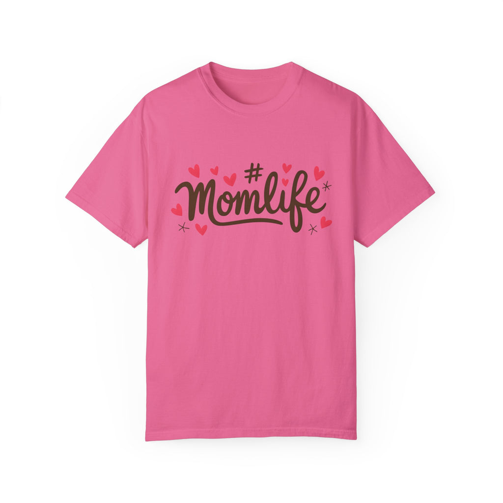 Momlife Heart-Adorned T-Shirt | Soft Premium Cotton Tee | Casual Everyday Comfort - Image 16