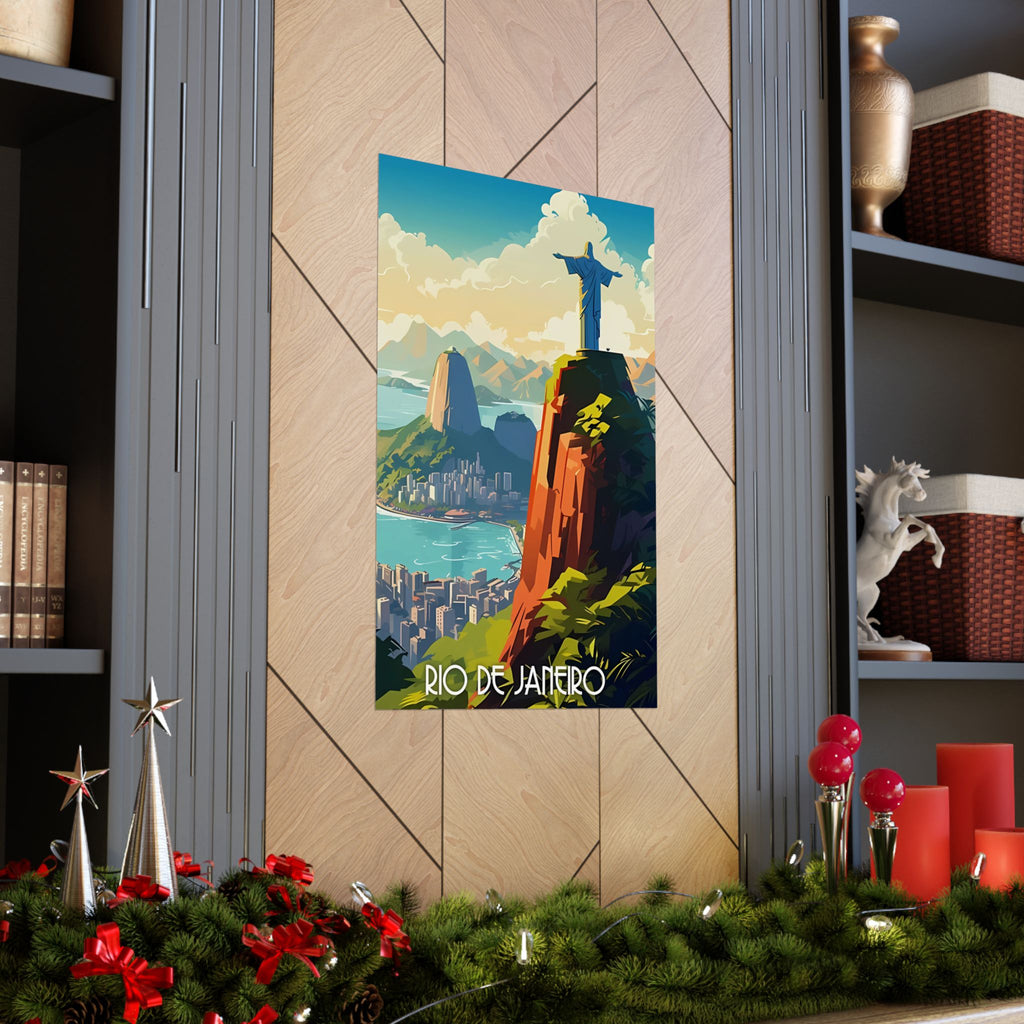 Rio de Janeiro Vintage Travel Poster | High-Quality Matte Print | Wall Art Masterpiece - Image 5