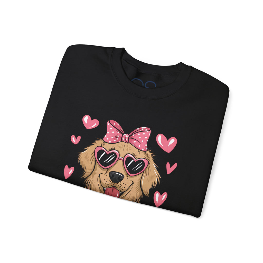Valentine's Day Dog Crewneck Sweatshirt | Comfortable Cotton Blend | Everyday Casual - Image 22