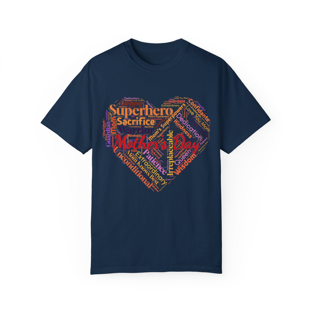 Mother's Day Heart Word Cloud T-Shirt | Soft Premium Cotton Tee | Casual Everyday Comfort - Image 13