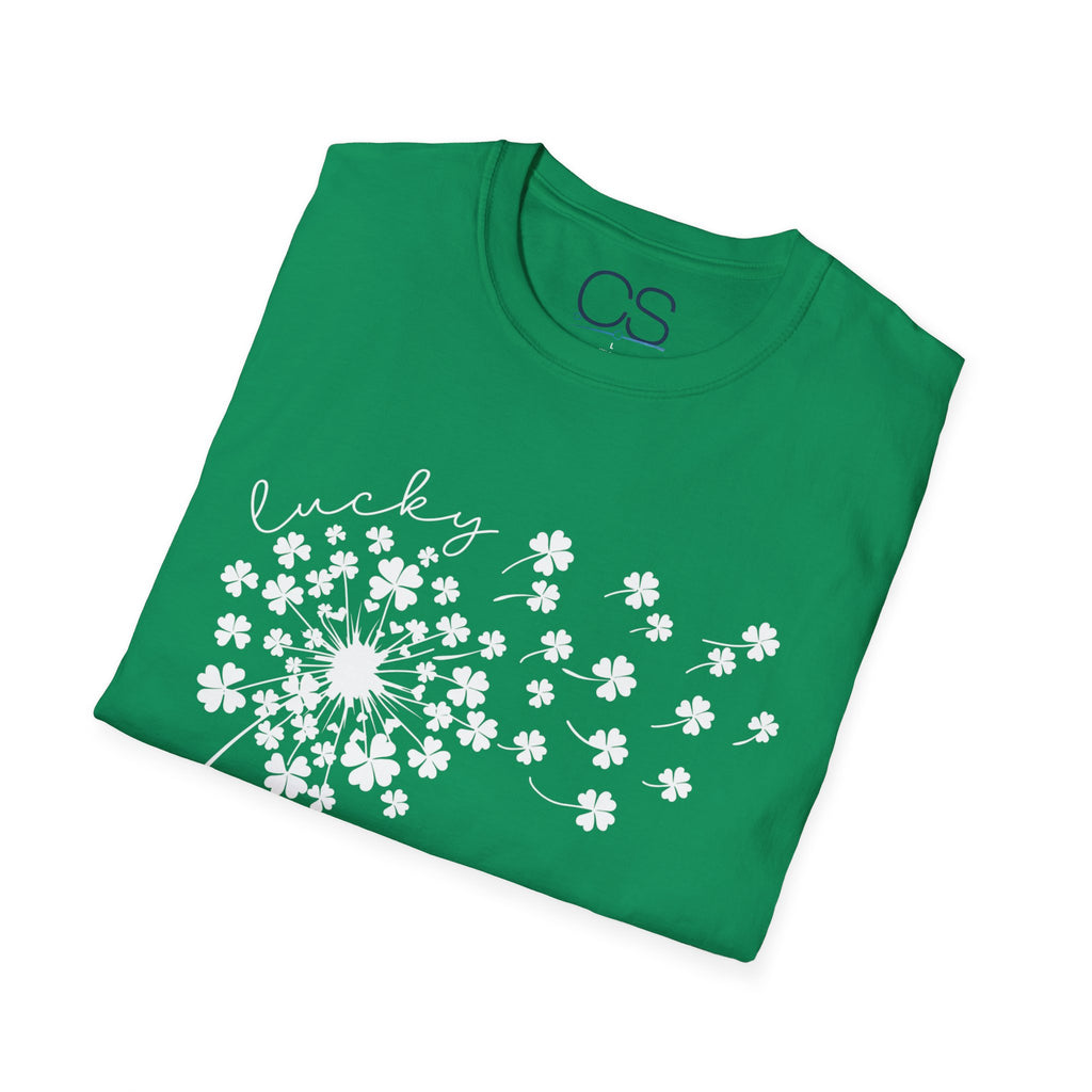 Luck of the Irish Dandelion Unisex Softstyle T-Shirt | Soft Premium Cotton Tee | Casual Everyday Comfort - Image 30