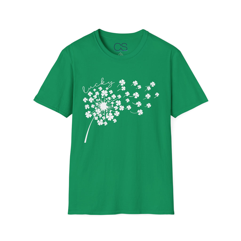 Luck of the Irish Dandelion Unisex Softstyle T-Shirt | Soft Premium Cotton Tee | Casual Everyday Comfort - Image 15