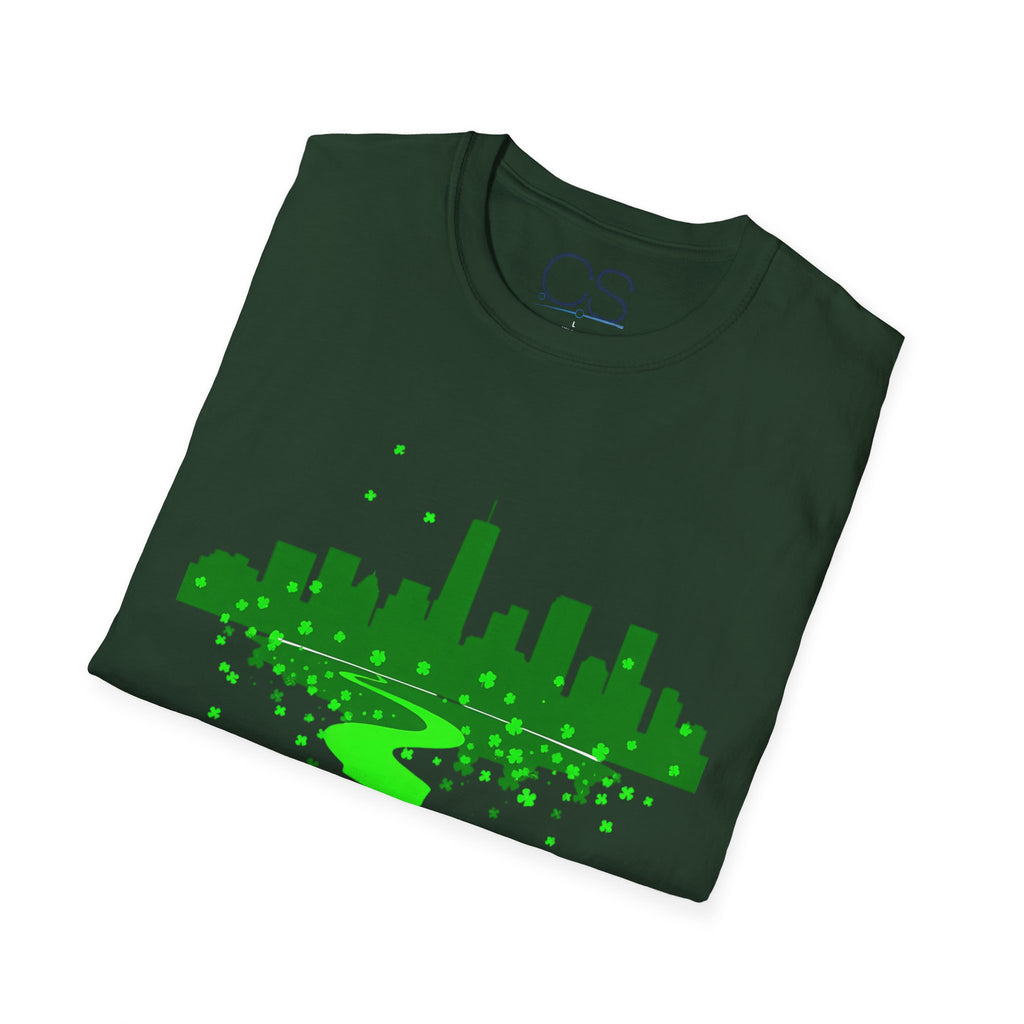 Chicago St. Patrick's Day Unisex Softstyle T-Shirt | Soft Premium Cotton Tee | Casual Everyday Comfort - Image 28