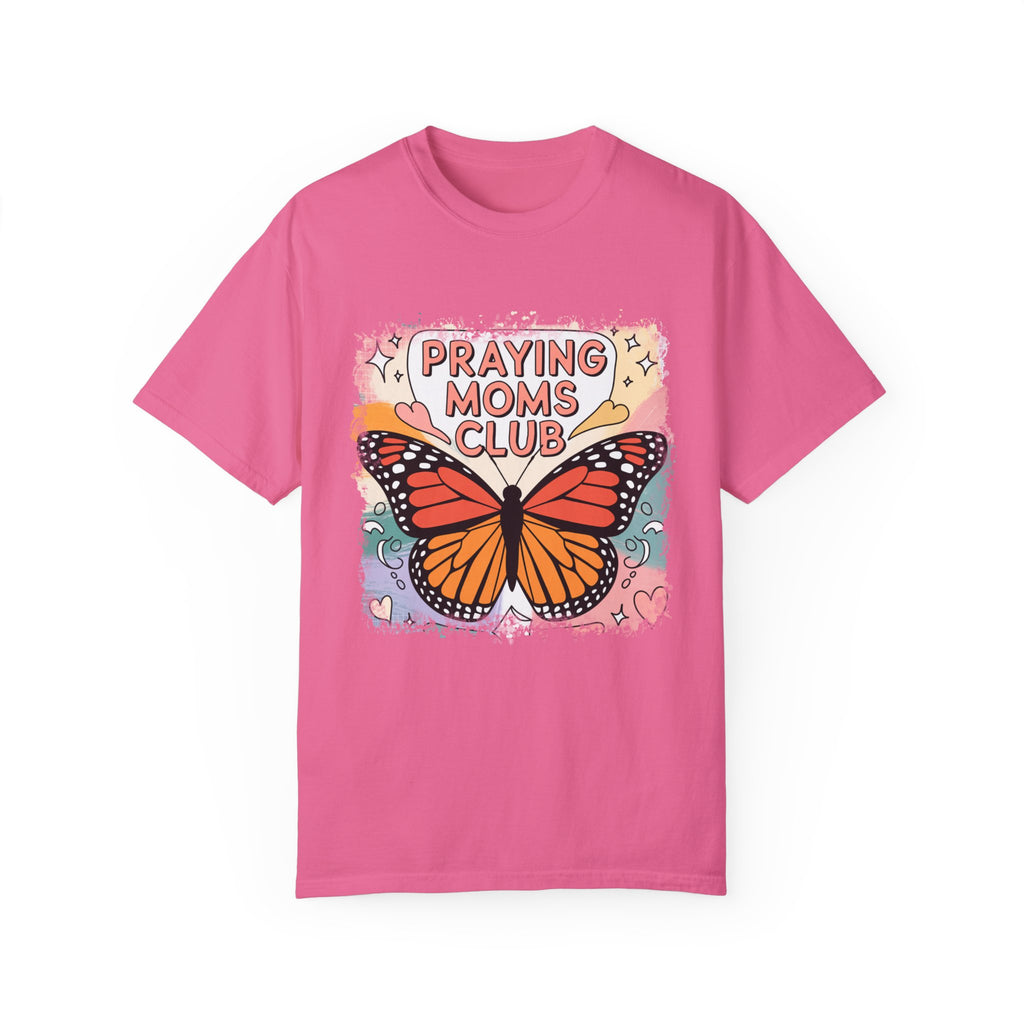 Praying Moms Club Butterfly T-Shirt | Soft Premium Cotton Tee | Casual Everyday Comfort - Image 15
