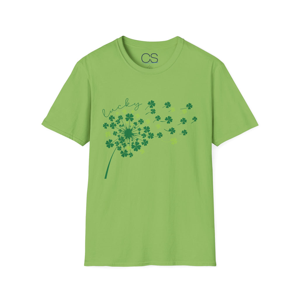 Luck of the Irish Dandelion Unisex Softstyle T-Shirt | Soft Premium Cotton Tee | Casual Everyday Comfort - Image 10