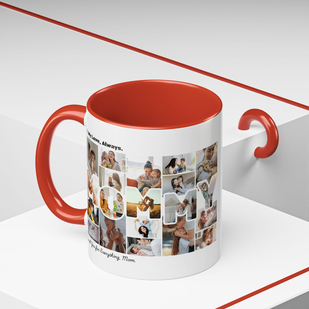 Personalized Mother's Day 'MOMMY' Text Photo Collage Mug | Premium Ceramic Cup | Perfect Gift for Coffee Lovers - Image 10
