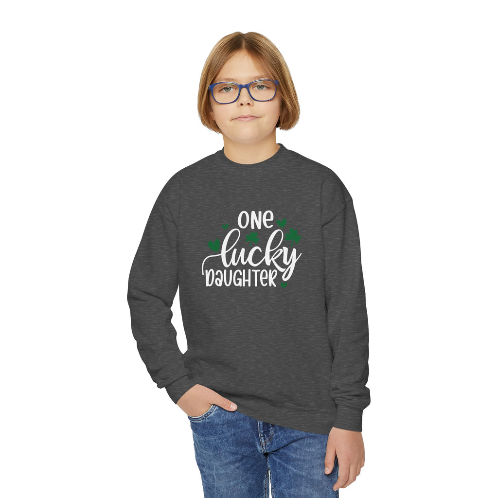 Personalized One Lucky Daughter St. Patrick's Day Kids Sweatshirt - With Bundle | Soft Kids Cotton | Comfortable Playwear - Image 15