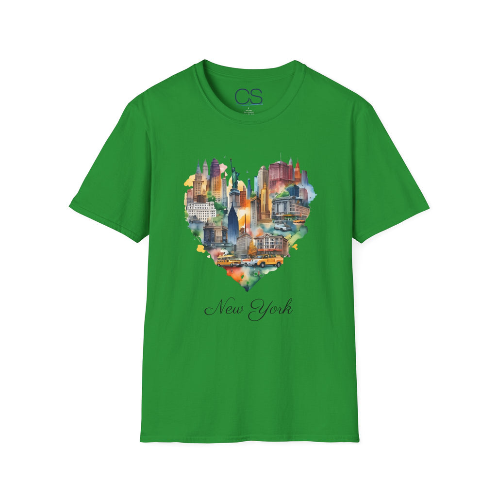 New York Heart Collage T-Shirt | Soft Premium Cotton Tee | Casual Everyday Comfort - Image 13