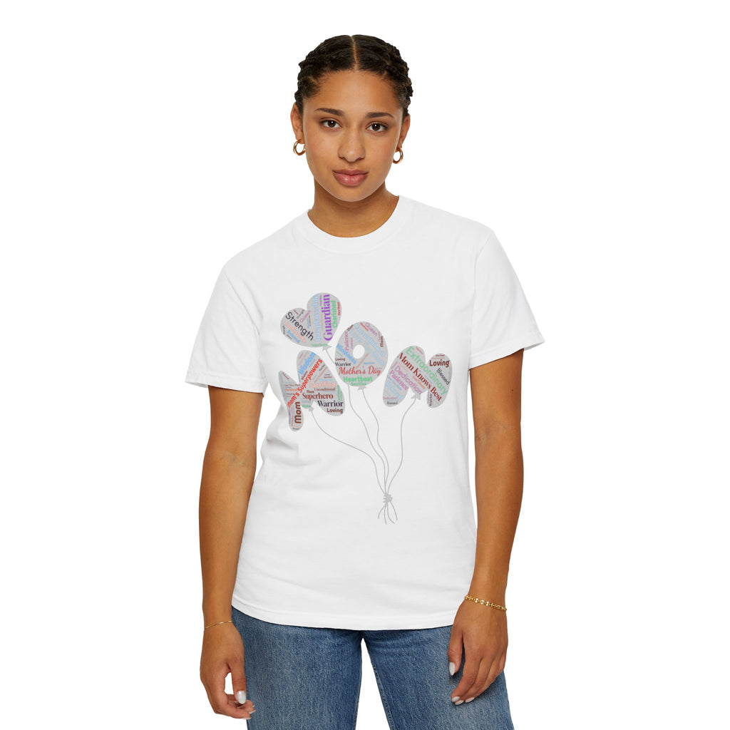 Product Title "Mother's Day Heart Balloons T-Shirt | Soft Premium Cotton Tee | Casual Everyday Comfort - Image 4