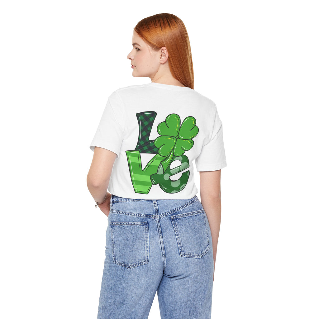 St. Patrick's Love GNOME Unisex Jersey Short Sleeve Tee | Soft Premium Cotton Tee | Casual Everyday Comfort - Image 9