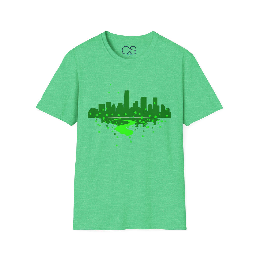 Chicago St. Patrick's Day Unisex Softstyle T-Shirt | Soft Premium Cotton Tee | Casual Everyday Comfort - Image 17
