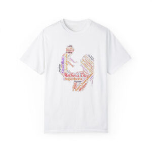 Mother and Child Word Art T-Shirt | Soft Premium Cotton Tee | Casual Everyday Comfort