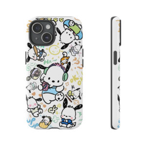 Cute Pochacco-Themed Durable Phone Case | Shock-Absorb Protection | Sleek Modern Style