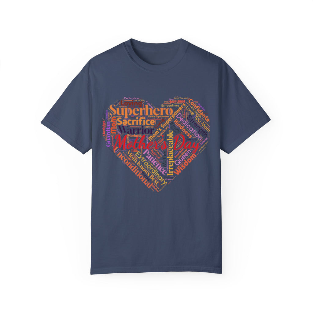 Mother's Day Heart Word Cloud T-Shirt | Soft Premium Cotton Tee | Casual Everyday Comfort - Image 12